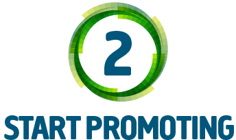 Passo 2
 - Começar a promover
